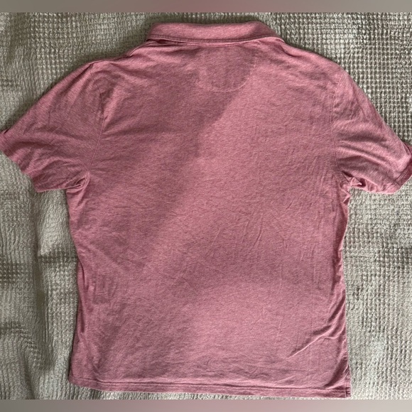 EUC⚡️Johnnie-O Hangin’ Out Polo Shirt XL | Heathered Red Samba Pocket Polo ⛳️ - Picture 13 of 13